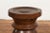 19th Century Rustic Indonesian Solid Wood Turned Stool with Brown Patina For Sale In New York - Image 6 of 12