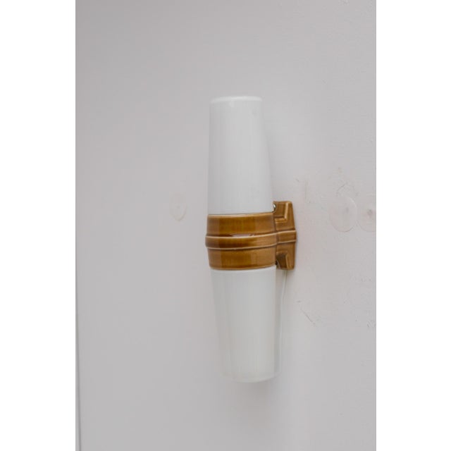 Vintage Porcelain Bathroom Light by Sigvard Bernadotte for Ifö, 1960 For Sale - Image 5 of 15