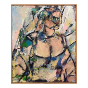 Cubist Renaissance Woman - Oil on Canvas by Sonia Gichner