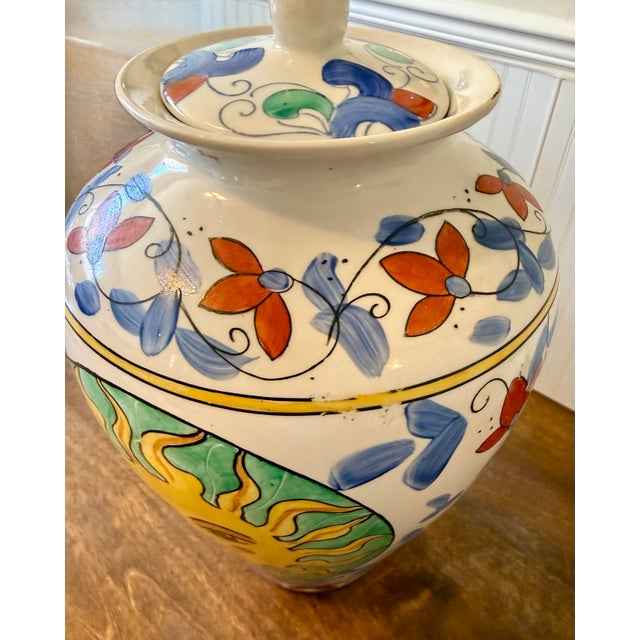 Historical World Banking Institution Rare Sunburst Vase For Sale - Image 4 of 12