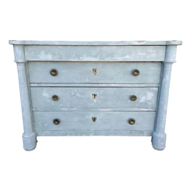 Early 19th Century French Empire Painted Commode For Sale