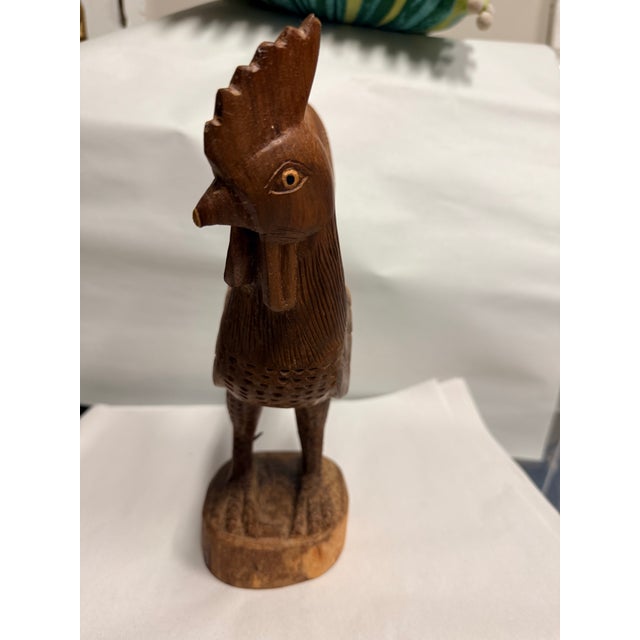 Arts & Crafts Primitive Wooden Chicken For Sale - Image 3 of 8