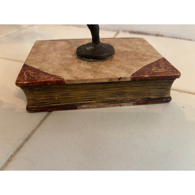 Maitland Smith Bronze of a Ballerina on a Book For Sale - Image 10 of 14
