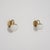 Vintage Italian Brass and Opaline Glass Globe Wall Sconces, 1950s, Set of 2 For Sale - Image 6 of 7