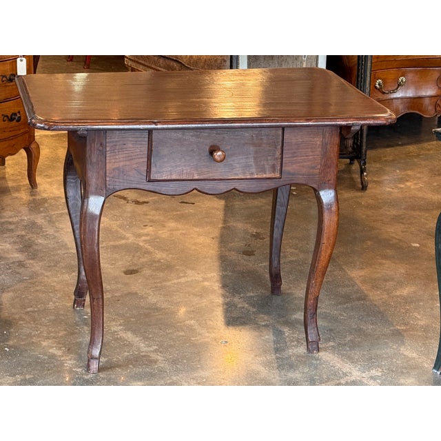 French 19th Century French Oak Side Table For Sale - Image 3 of 12