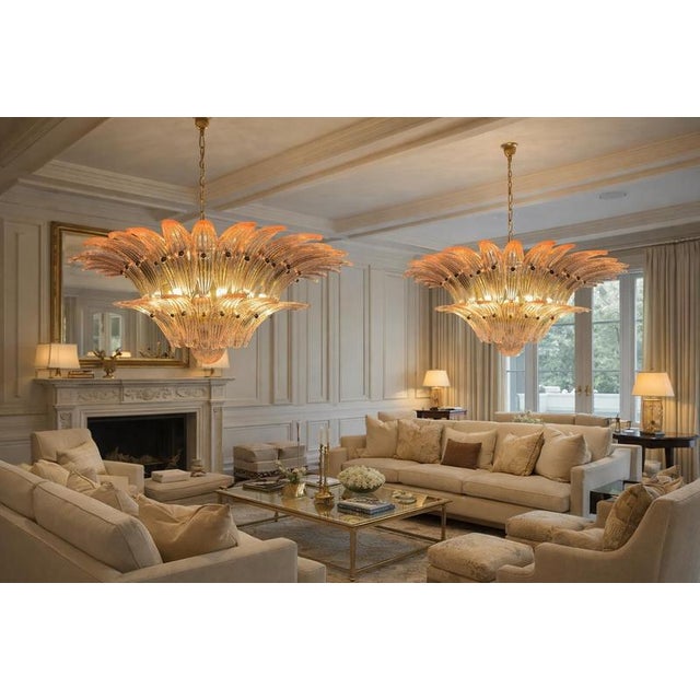 Italian Murano Glass Wall Sconces, 1990s, Set of 2 For Sale - Image 13 of 17