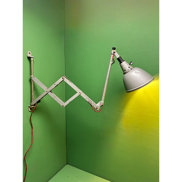 Scissor Lamp by Curt Fischer for Midgard, 1930s For Sale - Image 6 of 11