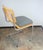 Vintage Bauhaus Chair in Chrome, Raffia and Fabric, 1980s For Sale - Image 6 of 9