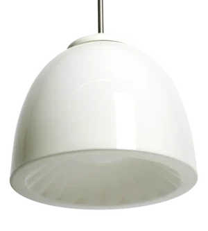 Large Mid-Century Bauhaus Style Opal Glass Ceiling Lamp, 1950s