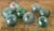 Traditional Vintage Boho Green Glass Spheres - Set of 8 For Sale - Image 3 of 8