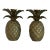 Vintage Boho Chic Brass Pineapple Candlestick Holders - A Pair For Sale