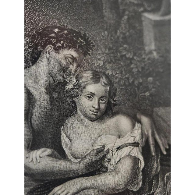 After Eglon van der Neer, Shepherd & Shepherdess, 19th Century, Copper Engraving For Sale - Image 6 of 10