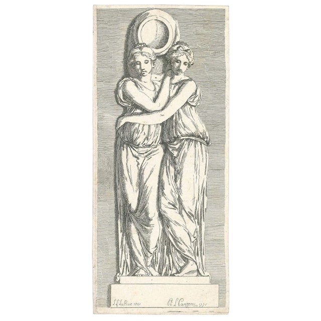 Sujets d’histoire et de Mythologie - Original Etching by P.-L. Parizeau - 1771 1771 For Sale - Image 4 of 4