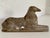 A vintage cast aluminum ornamental fence post topper in the shape of a border collie. These fence toppers were...