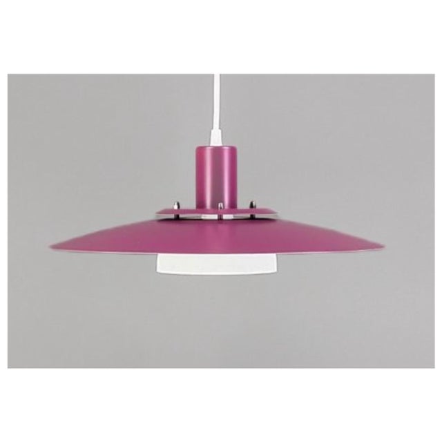 Vintage Danish Purple Pendant Lamp, 1970s For Sale - Image 11 of 11