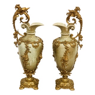 Napoleon III Vases, Set of 2 For Sale