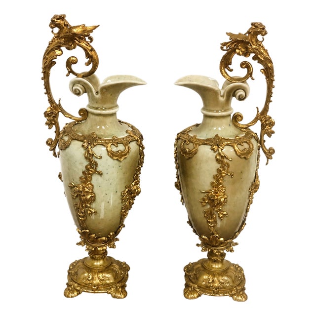 Napoleon III Vases, Set of 2 For Sale