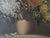 1960s Oil Painting by Baccie 24 X 28 "California School of Painters" Floral Still Life Scene For Sale - Image 9 of 10