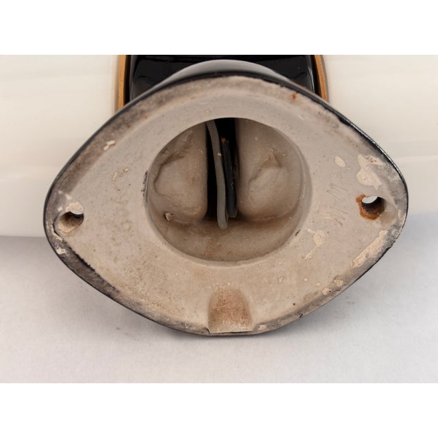 Model 6066 Sconce in Ceramic by Wilhelm Wagenfeld for Lindner, 1950s For Sale - Image 11 of 13
