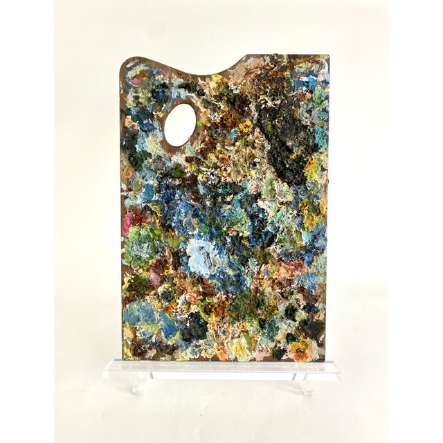 Wood French Artist's Painters Palette Double Sided For Sale - Image 7 of 7