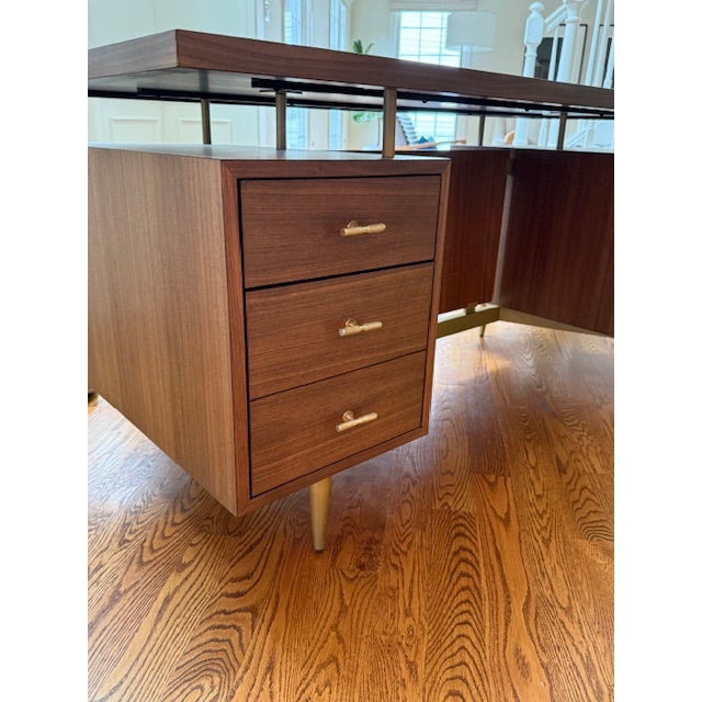 Uttermost New Mid-Century Modern Enterprise Desk by Uttermost/Revelation For Sale - Image 4 of 12