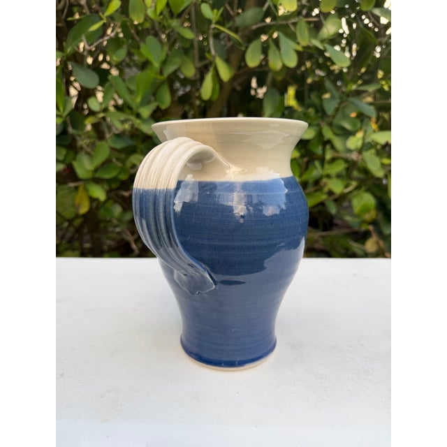 Vintage Forrester Bandon Irish Studio Pottery Apple Stoneware Pitcher For Sale In Naples, FL - Image 6 of 10