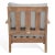 Martinique Wood Patio Armchair - Natural/Grey For Sale In Philadelphia - Image 6 of 11