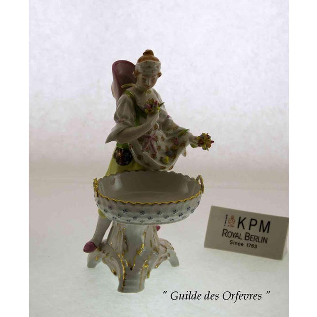 KPM Porcelain 1960’s Vintage KPM Set of 3 Figurines, Justice, Summer & Element For Sale - Image 4 of 15