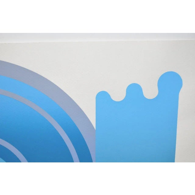 1970s 1970s Abstract Silkscreen Print For Sale - Image 5 of 7