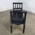Late 20th Century French Country Black Painted Bench W/Woven Rush Seat & Cabriole Legs For Sale - Image 10 of 18