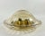 Vintage Art Glass and Gilt Brass Ceiling Lamp For Sale - Image 3 of 8