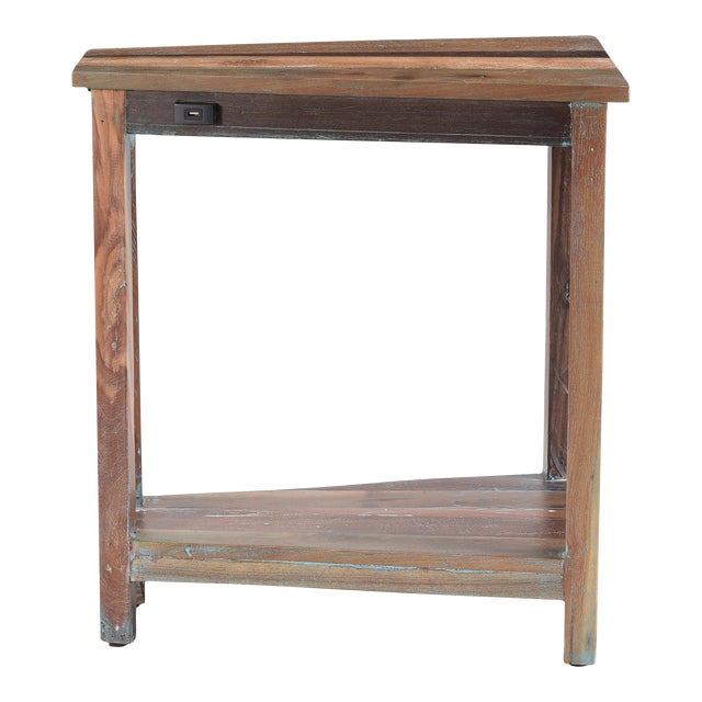 Reclaimed Wood Side Tables Chairish