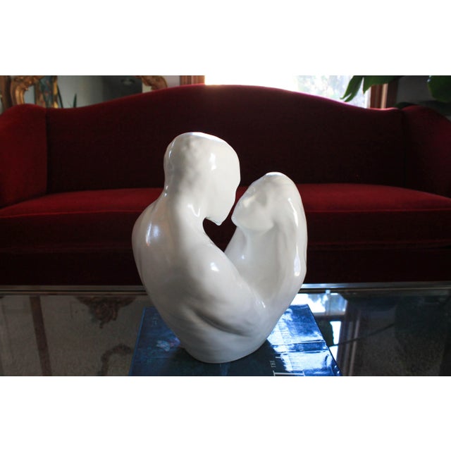 Mid-Century Modern Royal Haeger Lovers Sculputre For Sale - Image 3 of 9