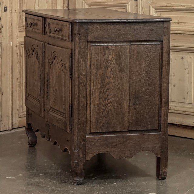 18th Century Country French Louis XV Oak Buffet ~ Sideboard For Sale - Image 13 of 18