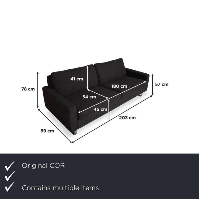 with this set of two sofas, you can bring the COR Conseta into your living room twice over. Designed by Friedrich-Wilhelm...