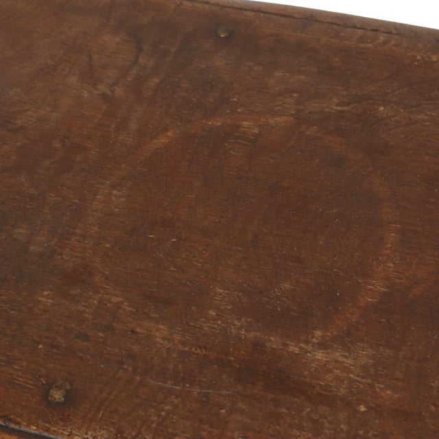 Antique Oak English Joint Stool For Sale - Image 11 of 18