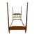 Vintage Twin Size Heywood-Wakefield Old Colony Four Poster Bed For Sale