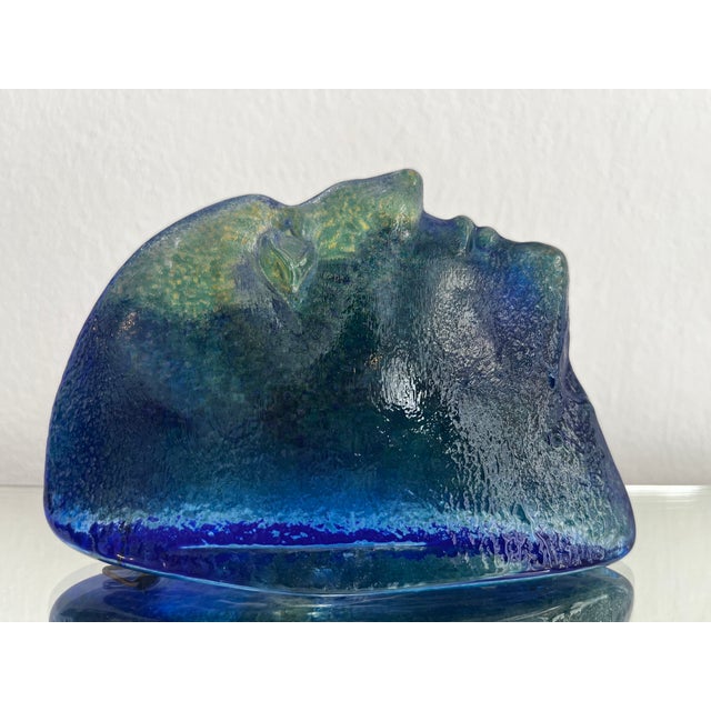 Kosta Boda Head Wall Sculpture from Kosta Boda, Småland, Sweden, 1960s For Sale - Image 4 of 12