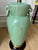 Late 20th Century Pair of Frederick Cooper Celadon Crackle Glazed Ceramic Urn Lamps, Late 20th Century For Sale - Image 5 of 12