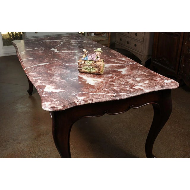 French 19th Century Barbotine Bonbon Box Depicting a Boy Laying on a Tree Trunk For Sale - Image 4 of 12