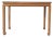 40" Long Elm Square-Corner Table For Sale