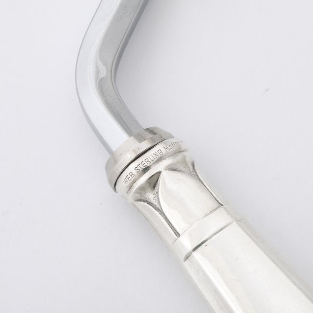 Neolcassical Sterling Silver Handled Cake Rake For Sale - Image 9 of 10