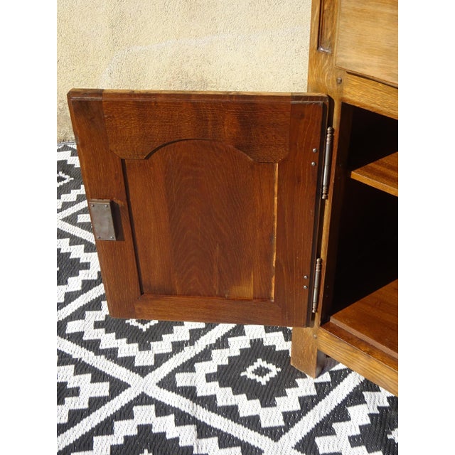 Small Oak One-Door Jam Buffet, 1970s For Sale - Image 16 of 18