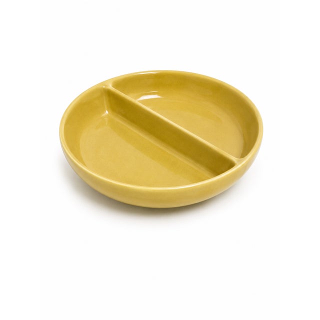 1940s Mid-Century Modern Russel Wright for Steubenville American Modern Chartreuse Dinnerware – 60-Piece Mid-Century Modern Service For Sale - Image 10 of 11
