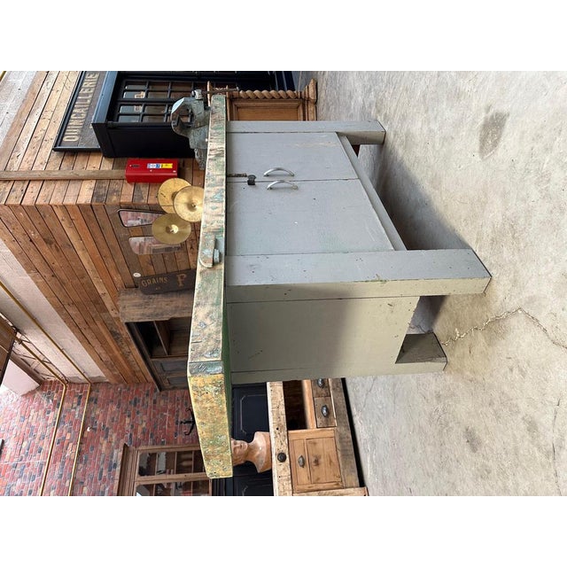 Vintage Carpenter's Workbench, 1960s For Sale - Image 18 of 18