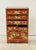 Red 1980s Chinoiserie Red Lacquer Five-Drawer Storage Cabinet For Sale - Image 8 of 10