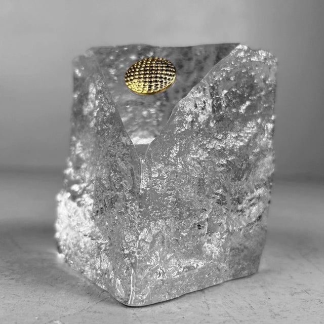 Japanese Paperweight in Crystal, 1970s For Sale - Image 10 of 18