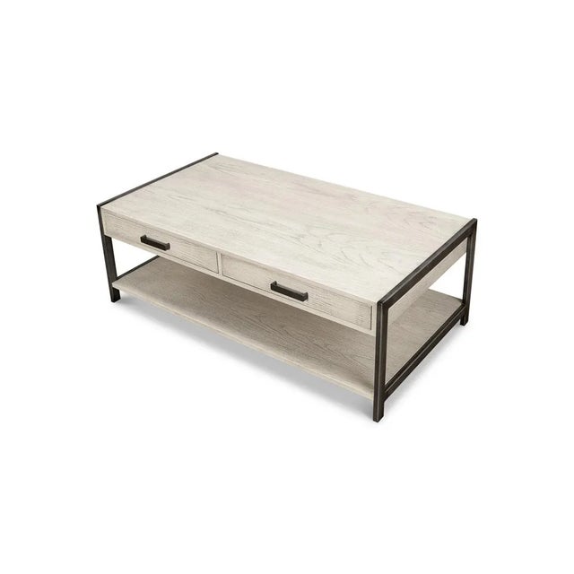 Modern Industrial Coffee Table For Sale - Image 4 of 12