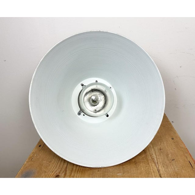 Industrial Explosion Proof Ceiling Lamp with Aluminium Shade from Elektrosvit, 1970s For Sale - Image 16 of 17