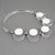 Plastic Judith Hendler Transparent and White Acrylic Neck-Ring Necklace For Sale - Image 7 of 13
